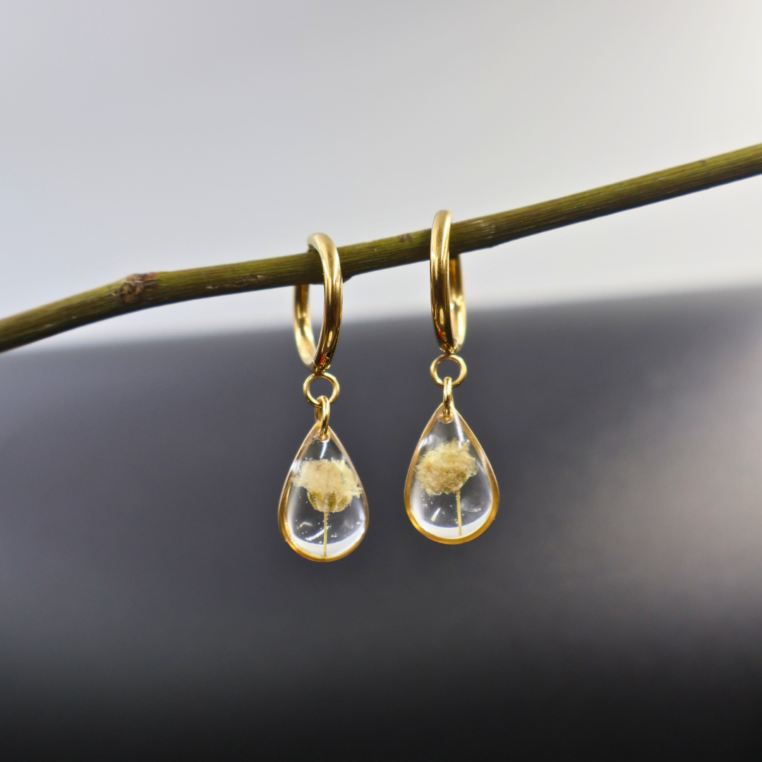 Gold Blossom Earrings