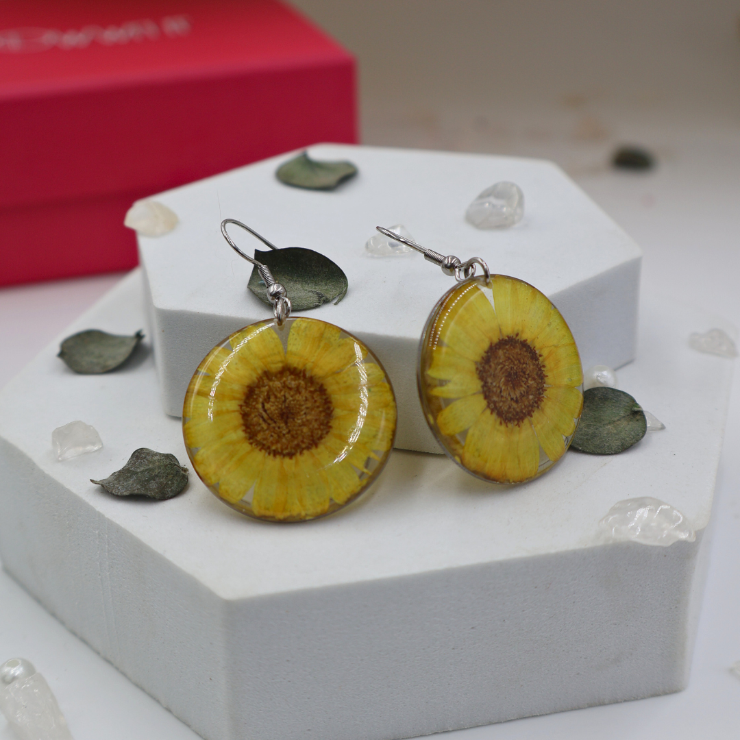 Sun Flower Earrings