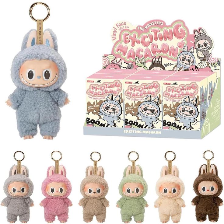 Pop Mart Labubu The Monsters Exciting Macarons Vinyl Sealed Blind box