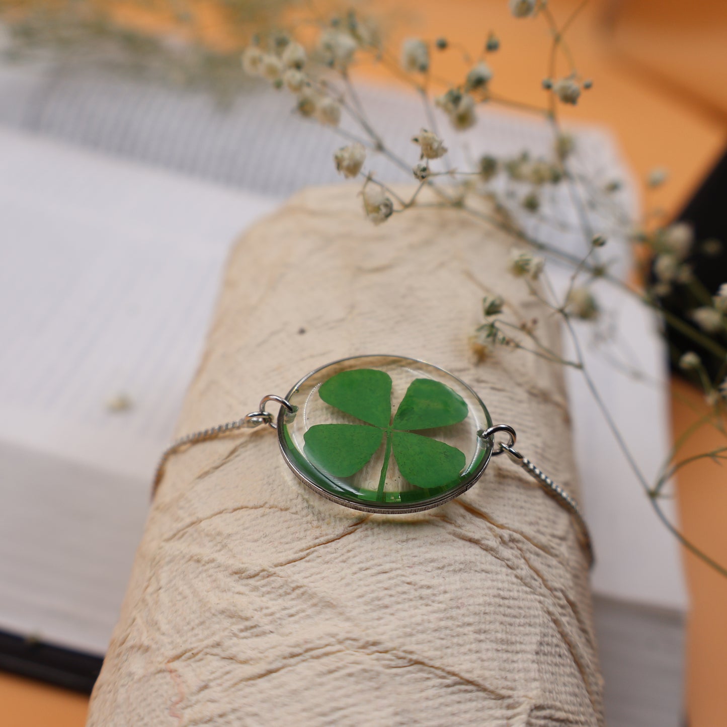 4 Clover Luck Leaf