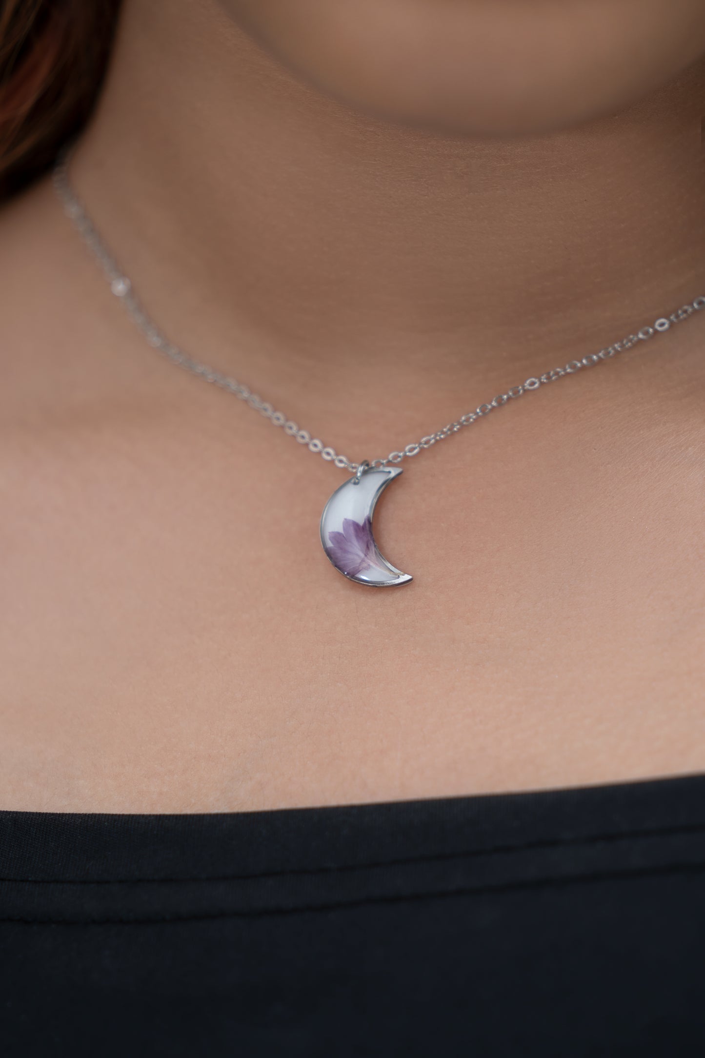 Crescent Moon - Cornflower