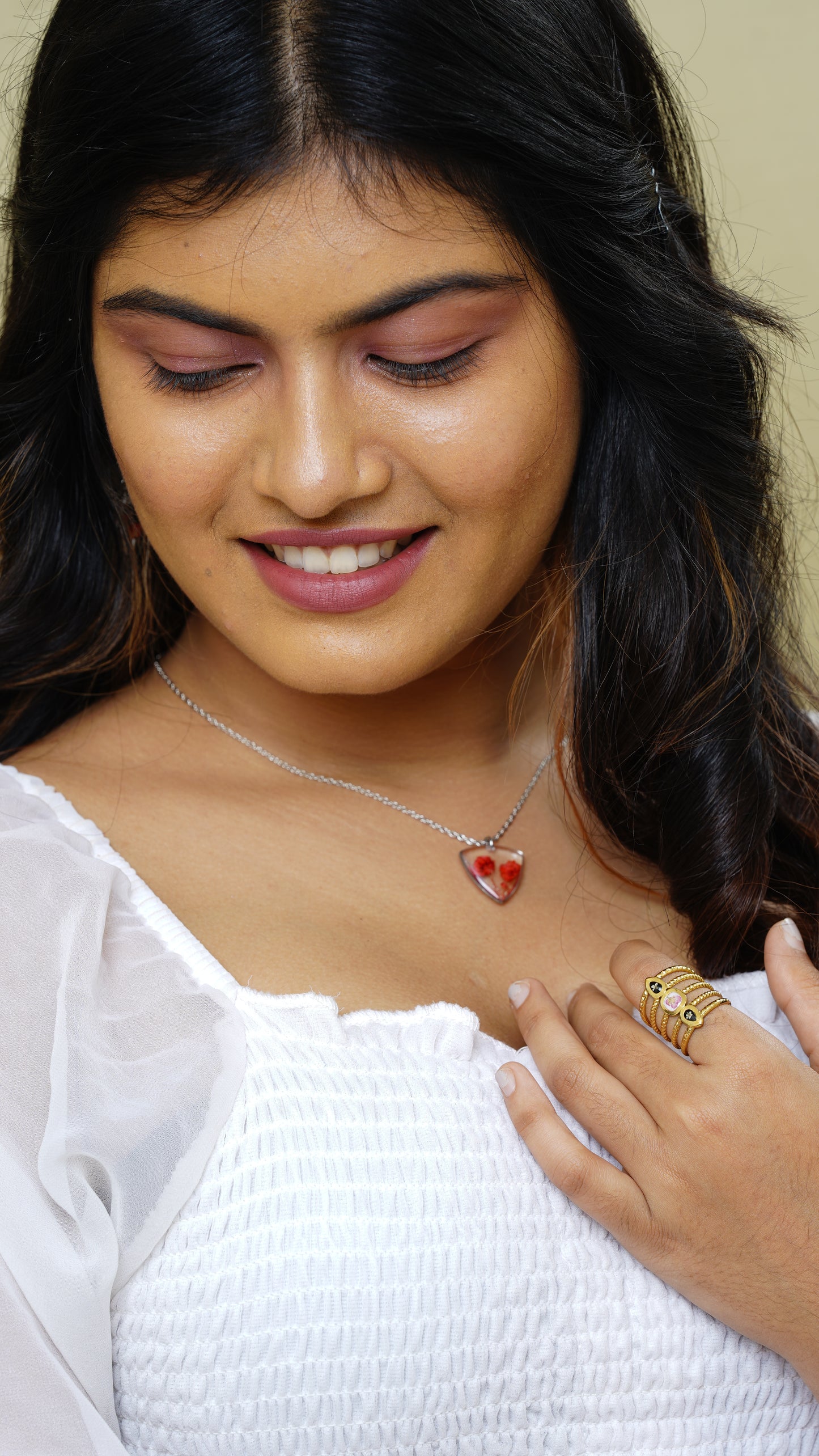 Twist Cross Ring 18k gold