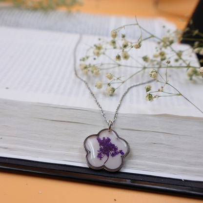 Purple Lace Majesty Necklace