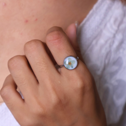 Tiny Forget me not Ring