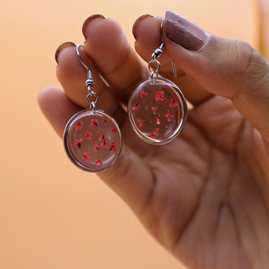 lace infused earring