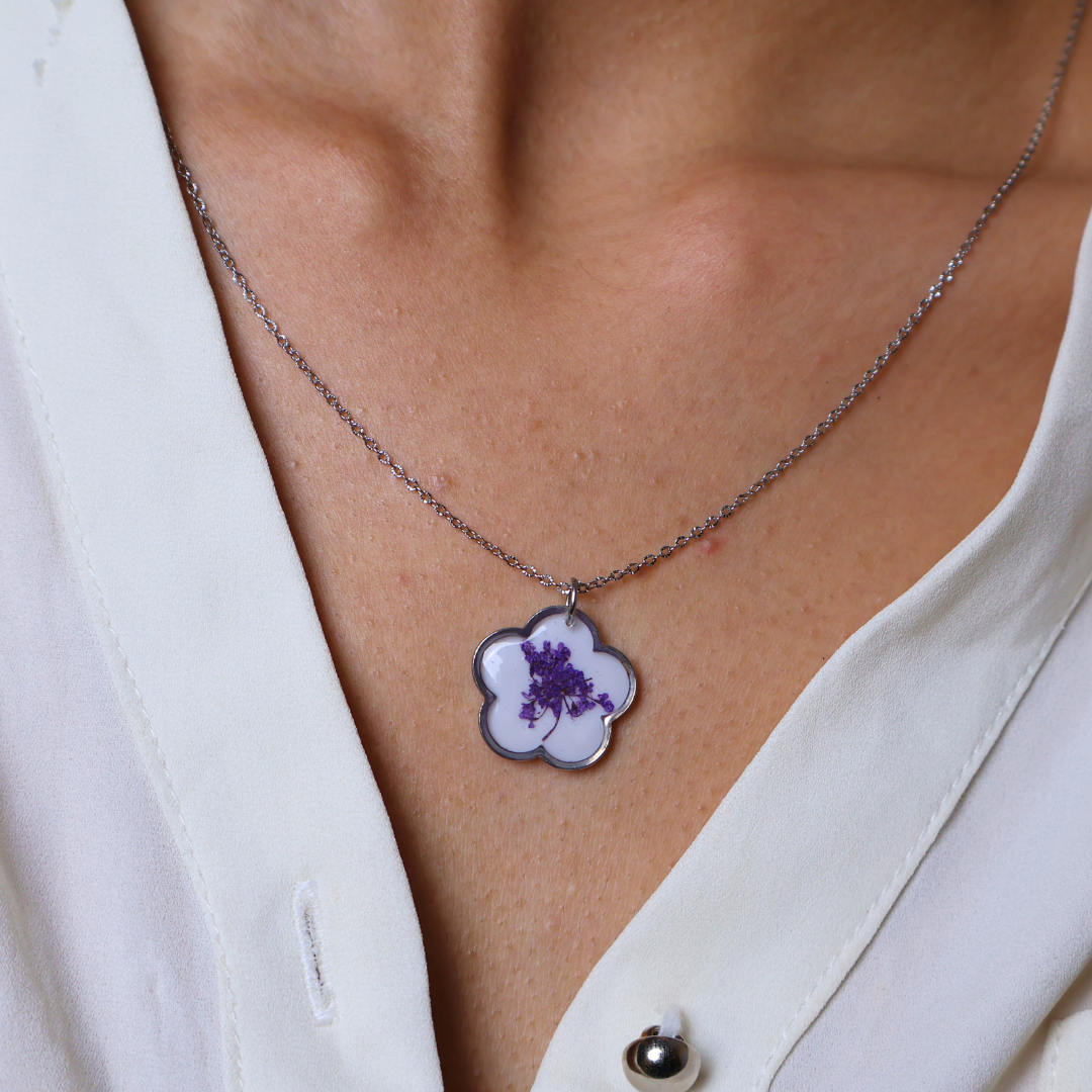 Purple Lace Majesty Necklace