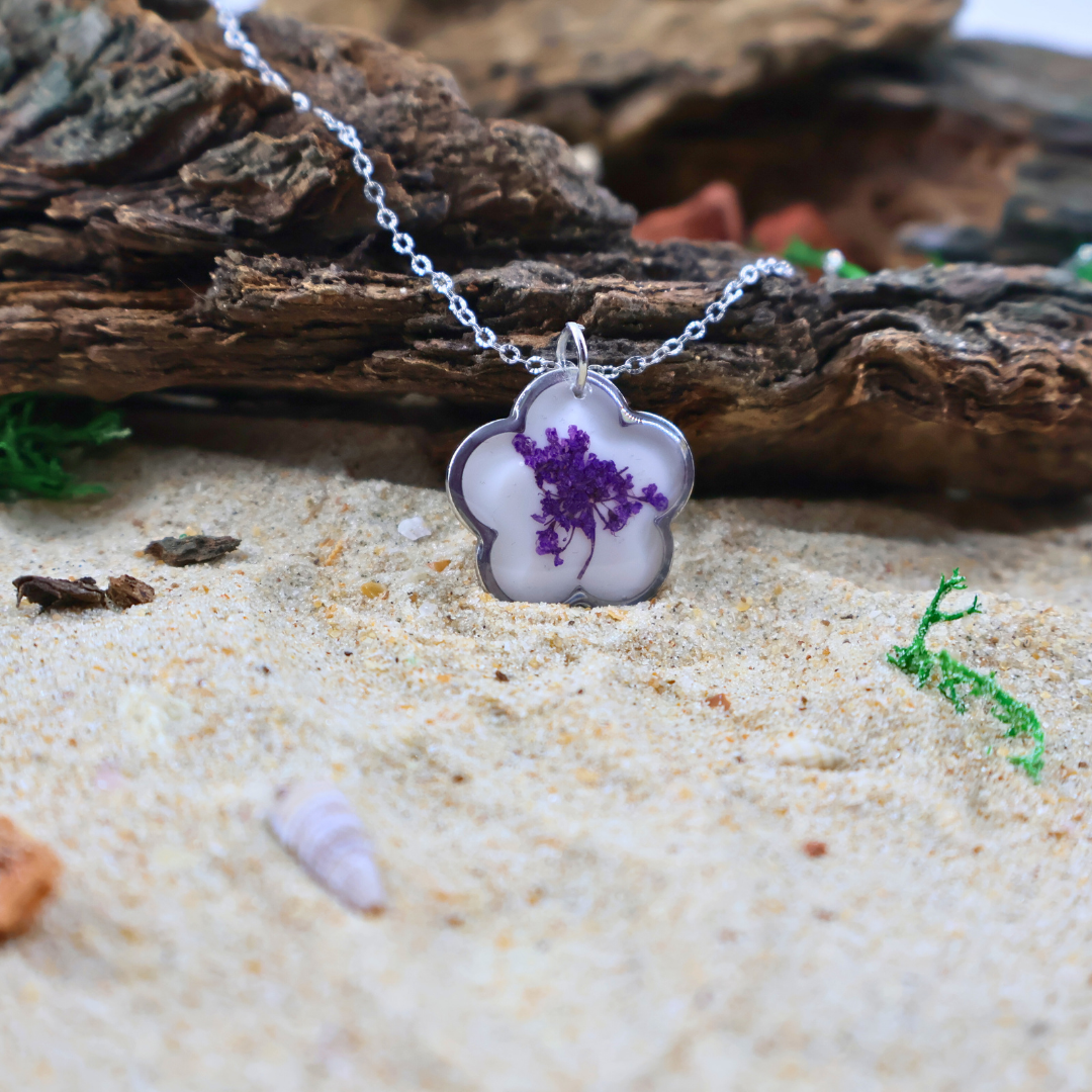 Purple Lace Majesty Necklace