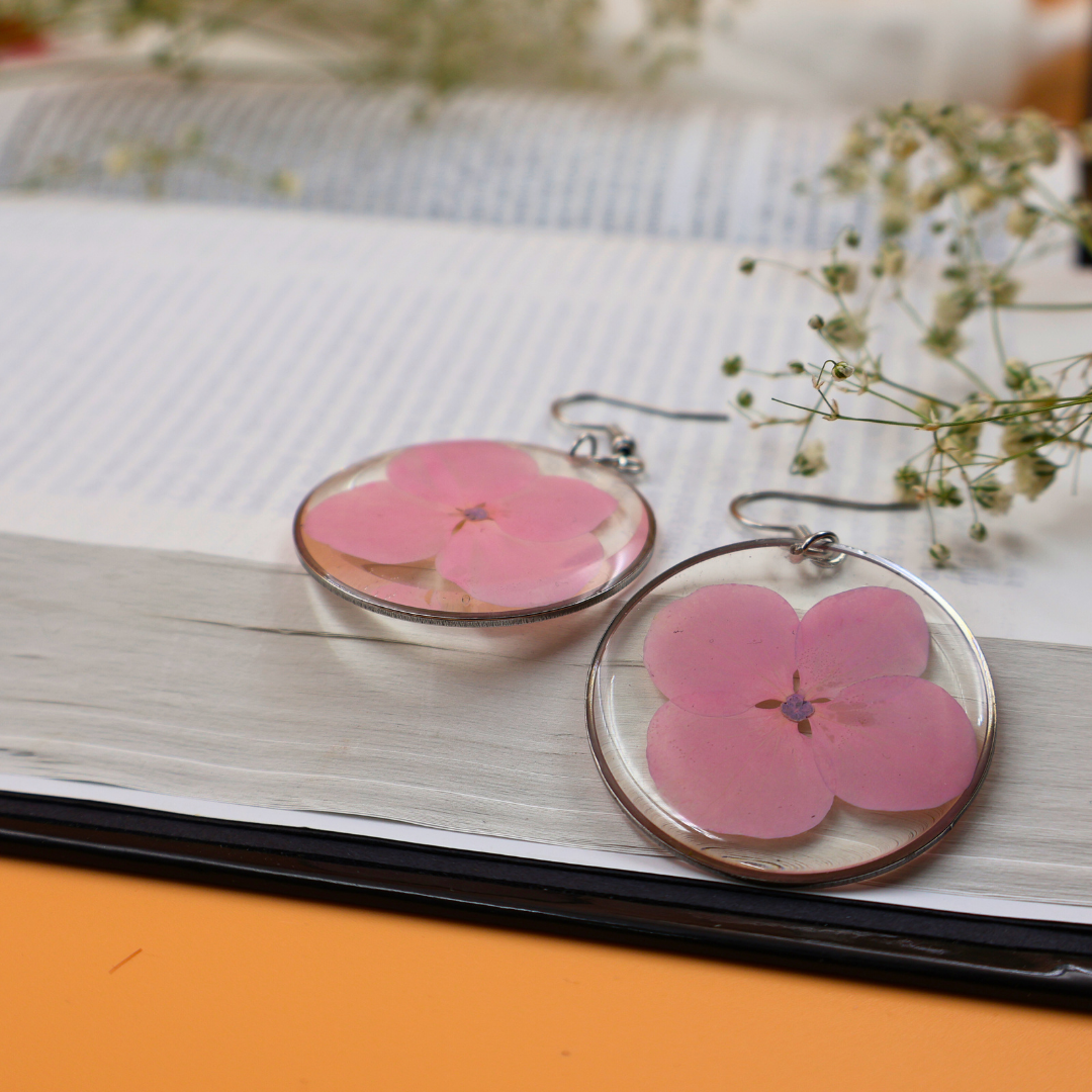 Pinky pink Earrings