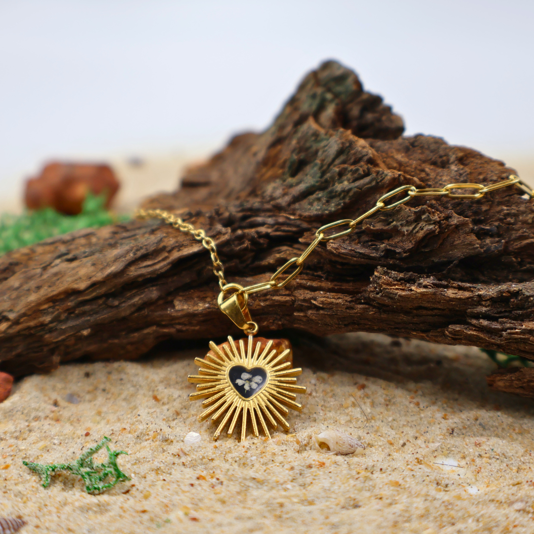 Golden Blossom Jewellery set