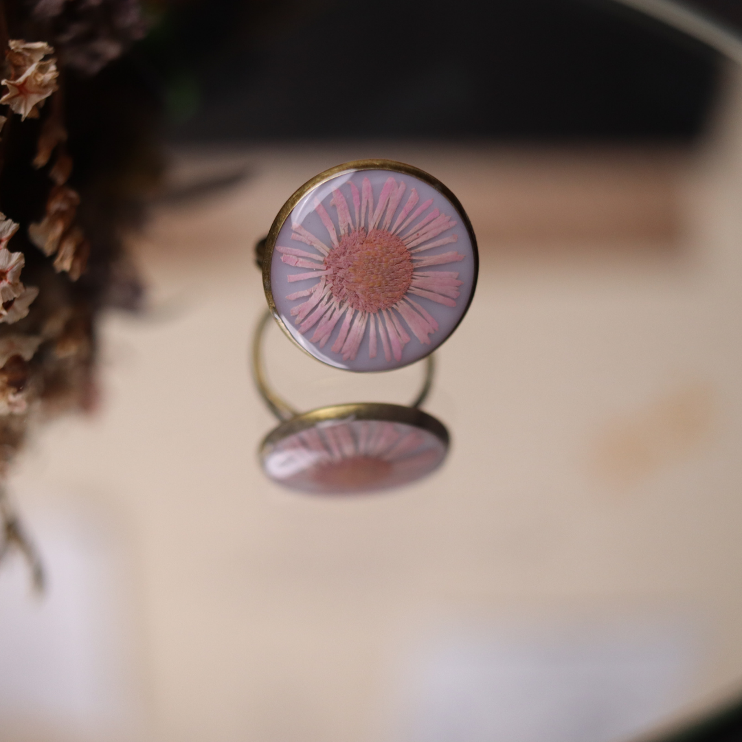 Aster bloom Rings