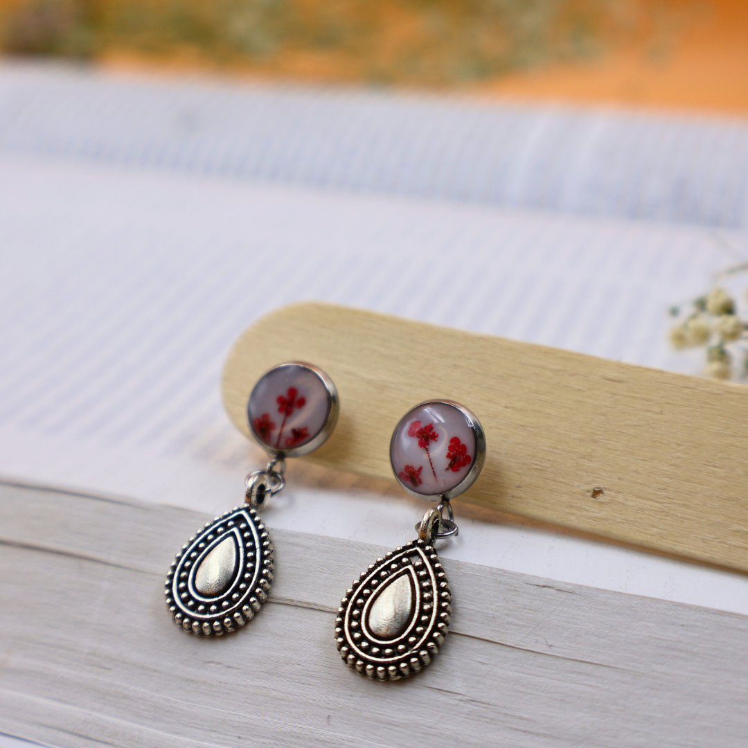 Indo-Western Lace Earrings