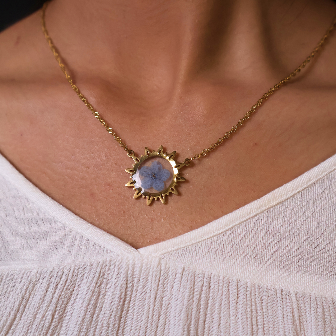 Sun Necklace (18K Gold Plated)