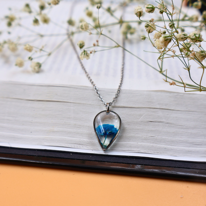 Water Drop Necklace  ( 1 cm)