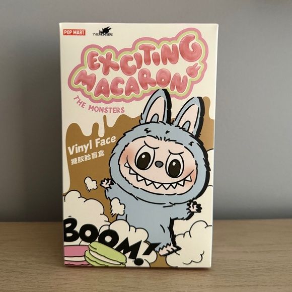 Pop Mart Labubu The Monsters Exciting Macarons Vinyl Sealed Blind box