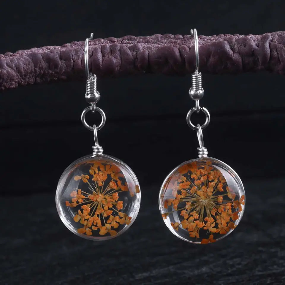 Carrot Garden Bloom Earrings