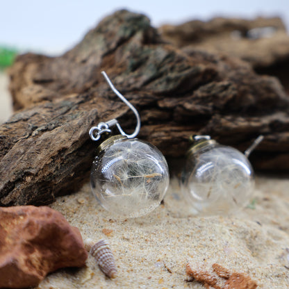 dandelion earrings