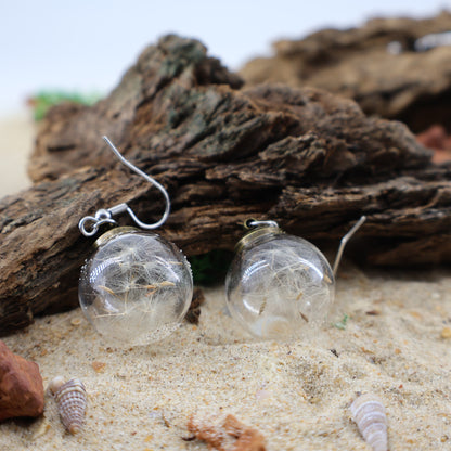 dandelion earrings