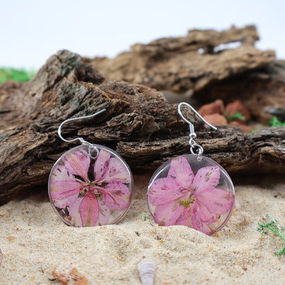 Larkspur infused Earrings