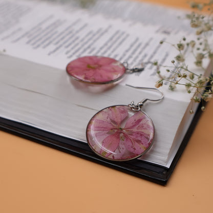 Larkspur infused Earrings