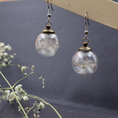 dandelion earrings