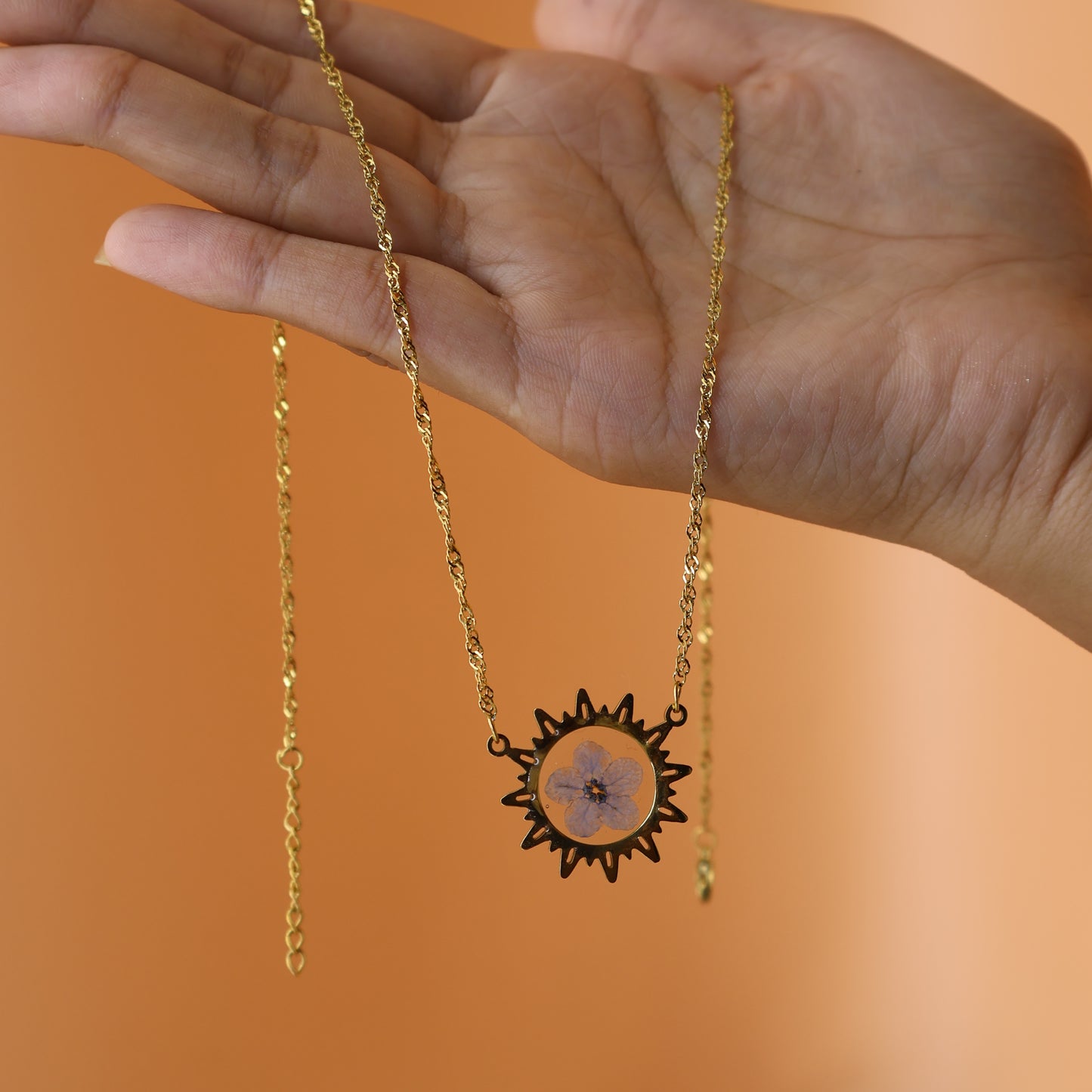 Sun Necklace (18K Gold Plated)