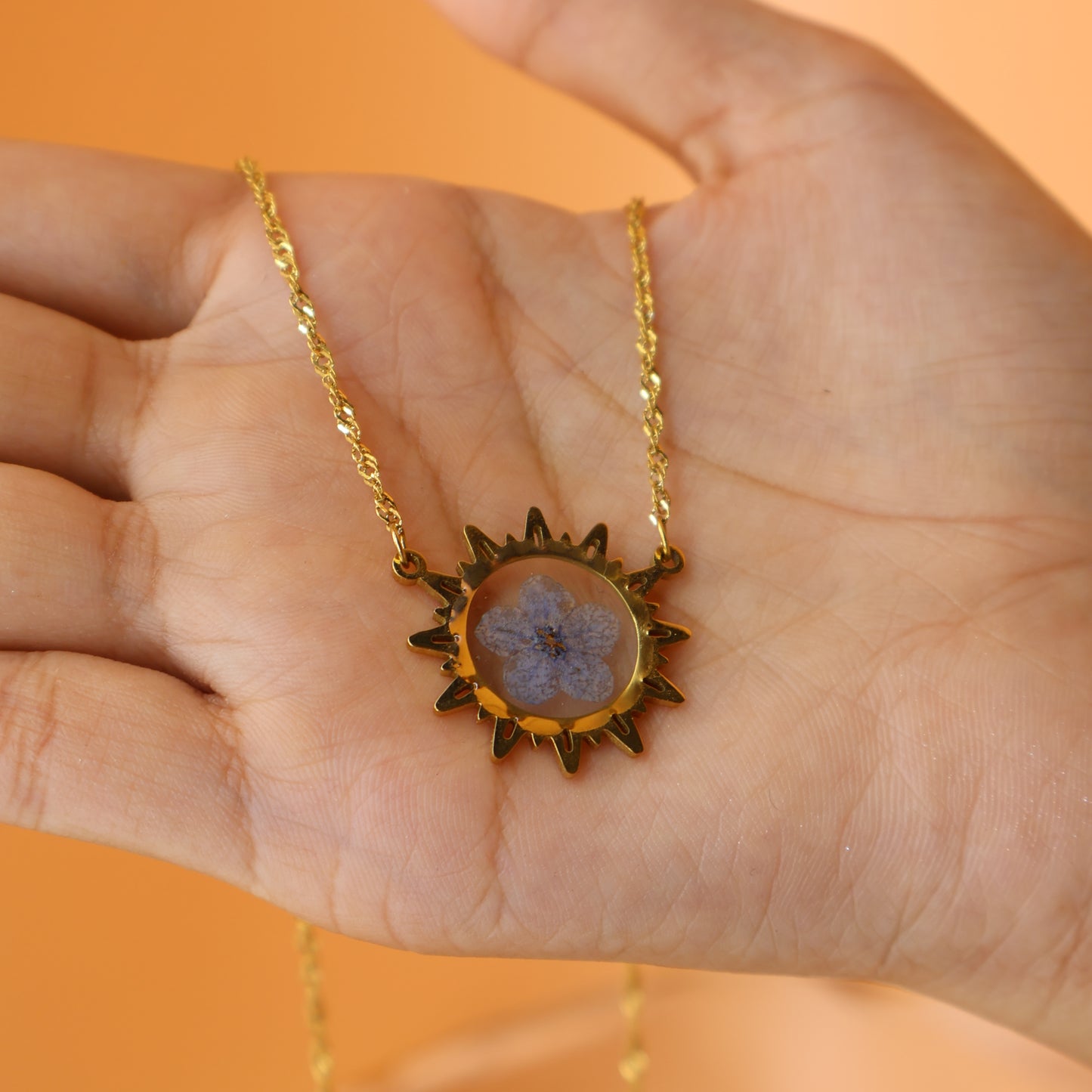 Sun Necklace (18K Gold Plated)