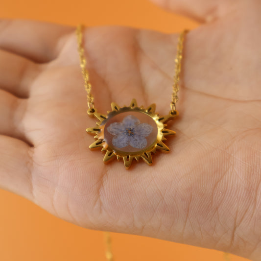 Sun Necklace (18K Gold Plated)