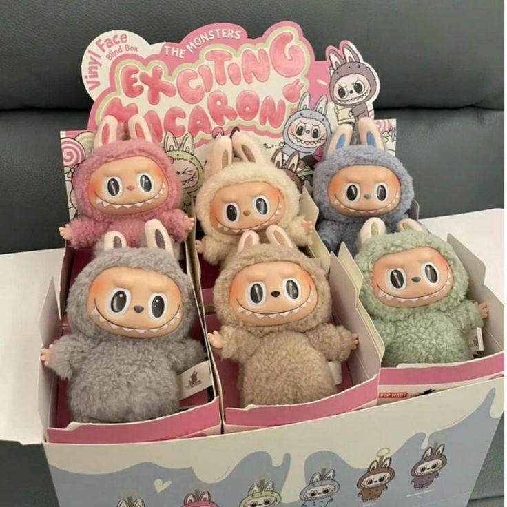 Pop Mart Labubu The Monsters Exciting Macarons Vinyl Sealed Blind box