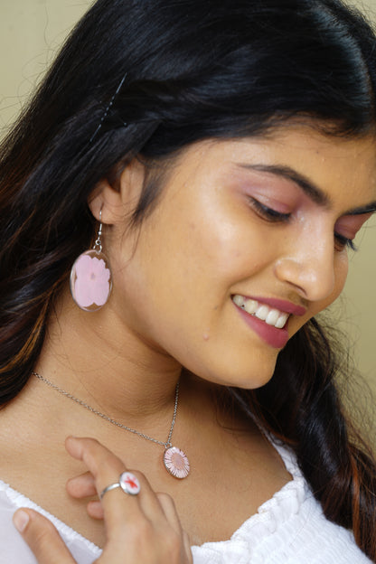 Pinky pink Earrings